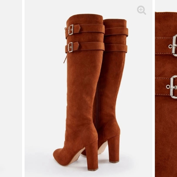 🚨SOLD🚨 Merri Lace-Up Tall Boot-JustFab - Picture 2 of 4